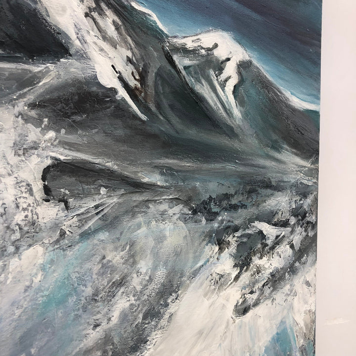 WHITE PEAKS 40"x40"