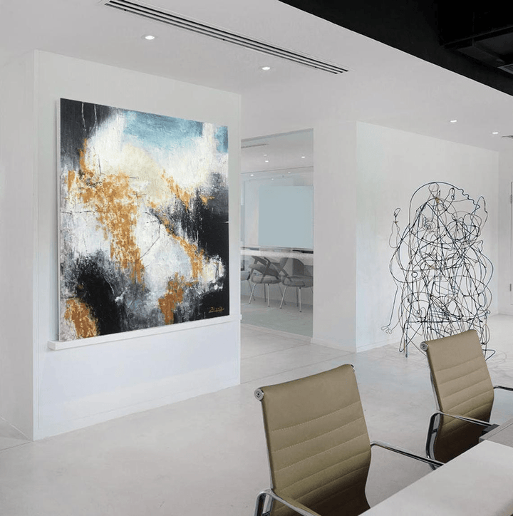 Abstract Painting Original Large Oversized Wall Art | AUTUMN MEMORY - trendgallery.ca