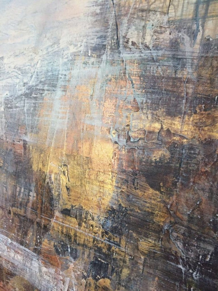 Abstract Art in Deep Blue and White | NIGHT SKY - trendgallery.ca