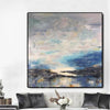 Abstract Painting Original Large Blue Painting Large Abstract Oil Painting | BEYOND THE CLOUDS - trendgallery.ca