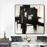 Black And White Artwork Original Abstract Creative Black And White Art Franz Kline style | CHANGING REALITY