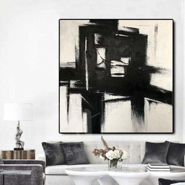 Black And White Artwork Original Abstract Creative Black And White Art Franz Kline style | CHANGING REALITY - trendgallery.ca