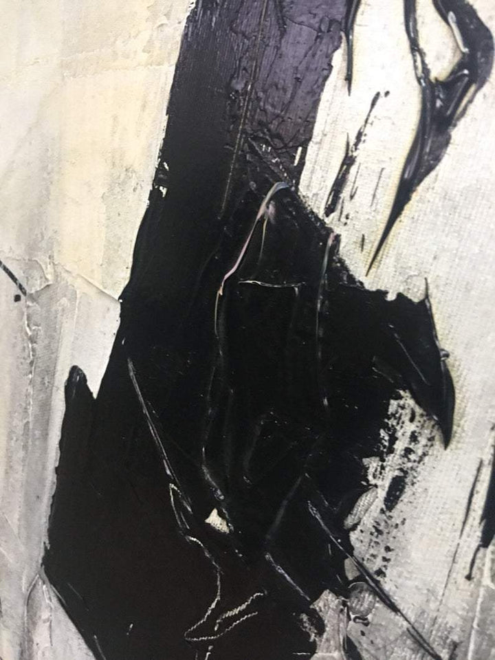 Abstract Painting in Black and white | POTENTIAL - trendgallery.ca