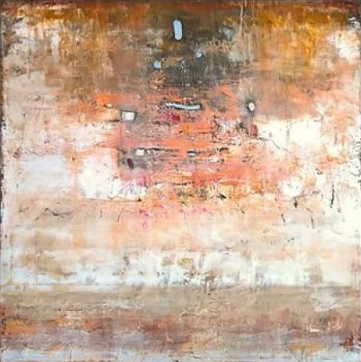 Large Abstract Painting On Canvas Brown Painting Orange Painting | AUTUMN MOOD - trendgallery.ca