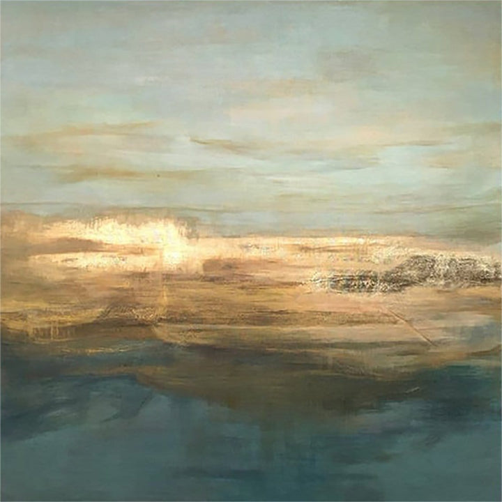 Large Oil Paintings On Canvas Lots Texture Abstract Painting Gold Leaf Contemporary Art | ASTONISHING BOUNTY - trendgallery.ca