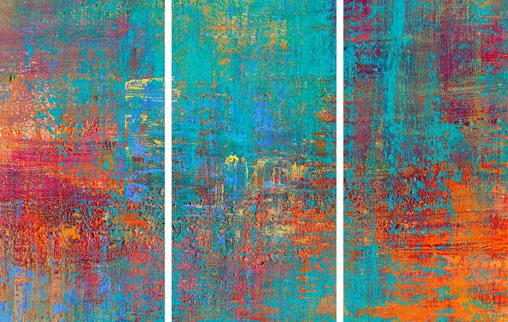 Colorful Paintings Blue Paintings On Canvas Extra Large Wall Art Sets Of Paintings Modern Artwork | RIOT OF COLORS - trendgallery.ca