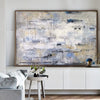 Abstract Painting in Multicolored, White and Grey | BLURRED MIST - trendgallery.ca