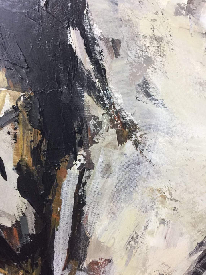 Abstract Art in Black and White | ICE DRIFT - trendgallery.ca