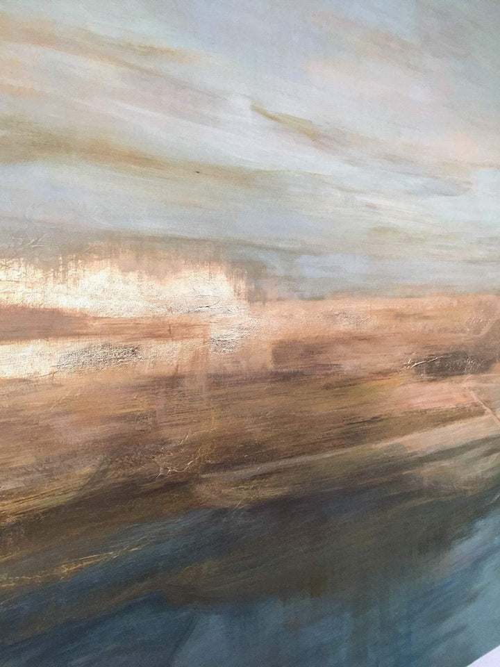 Large Oil Paintings On Canvas Lots Texture Abstract Painting Gold Leaf Contemporary Art | ASTONISHING BOUNTY - trendgallery.ca