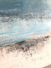 Large Abstract Blue Painting Original Abstract Painting Contemporary Wall Painting Acrylic Abstract Art On Canvas | SEA BEACH - trendgallery.ca