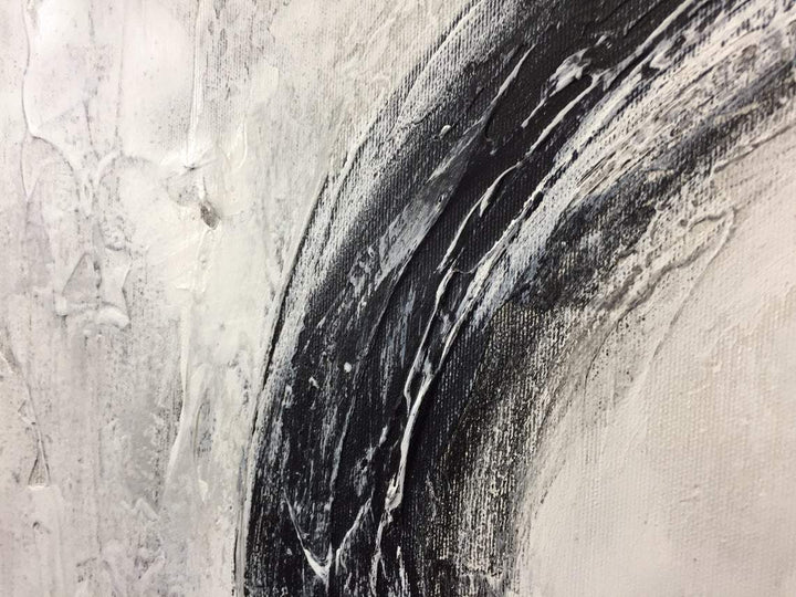 Original Black And White Painting Large Set Of 2 Artwork Wall | INITIALLY - trendgallery.ca
