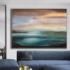Large Abstract Sea Painting Abstract Landscape Painting Ocean Abstract Painting Original Abstract Wall Paintings On Canvas | WARM MEMORIES - trendgallery.ca