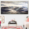 Large Abstract Painting Original Mountain Gray Acrylic Art On Canvas | GREAT MOUNTAINS - trendgallery.ca