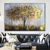 Large Original Paintings On Canvas Golden Art Tree Painting Canvas Wall Art Gold Modern Painting | AUTUMN COLORS - trendgallery.ca