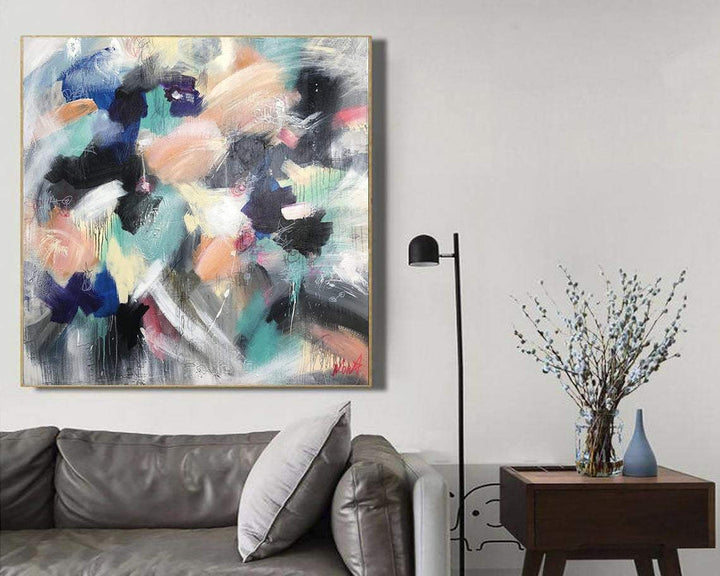 Large Colorful Abstract Creative Painting Modern Fine Art Modern Wall Art | MORE THAN CHAOS - trendgallery.ca