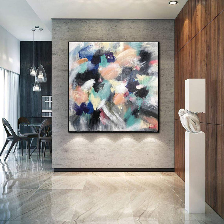 Large Colorful Abstract Creative Painting Modern Fine Art Modern Wall Art | MORE THAN CHAOS - trendgallery.ca