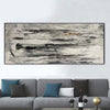 Black & White Painting Abstract Painting on Canvas Minimalist Art Contemporary Grey Art Acrylic Painting on Canvas Original Painting | BREATH OF EARTH - trendgallery.ca