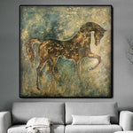 Large Original Abstract Horse Paintings On Canvas Modern Abstract Fine Art Acrylic Contemporary Wall Art | ABSTRACT HORSE