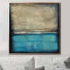 Extra Large Original Abstract Blue Paintings On Canvas White Abstract Fine Art Unique Texture Wall Art | UNKNOWN HORIZON - trendgallery.ca