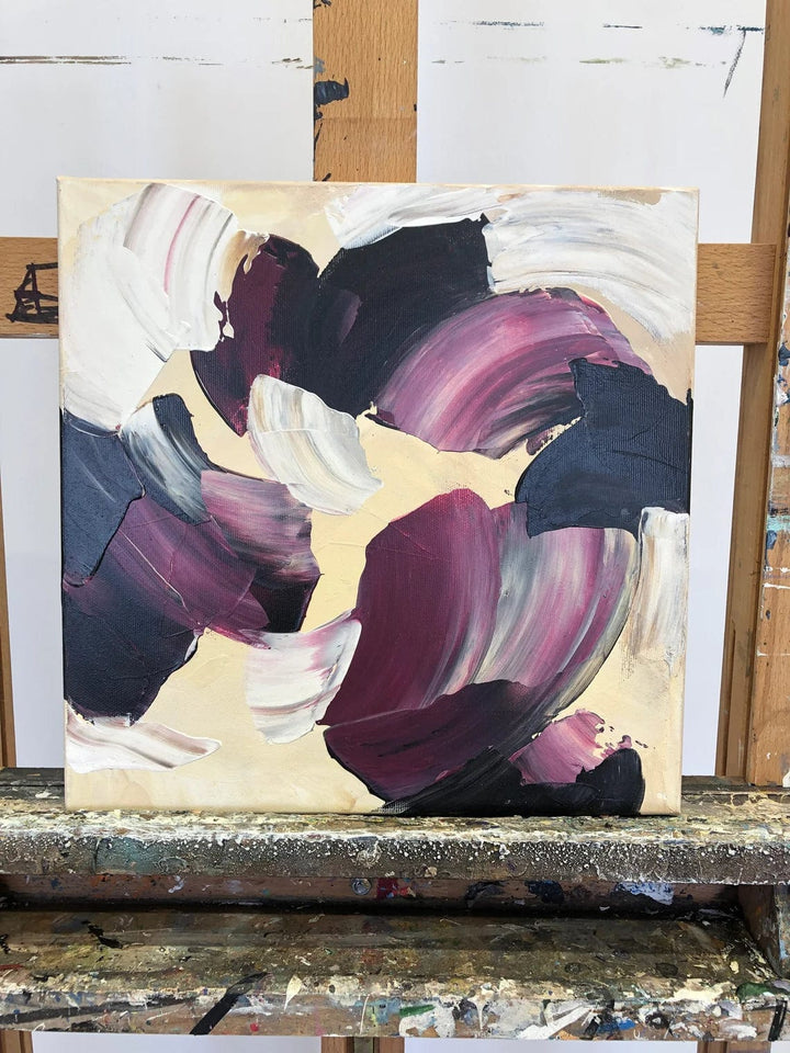 PURPLE FLOWER 11.8"x11.8"