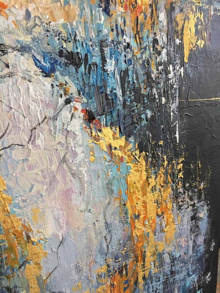 Abstract Painting Original Large Oversized Wall Art | AUTUMN MEMORY - trendgallery.ca