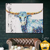 TEXAS LONGHORN 22"x28"