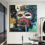 Modern Street Art Original Graffiti Art Unique Abstract Wall Paintings Neo Expressionism Painting | POWER