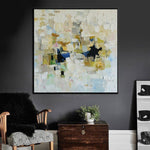 Painting Colorful Painting White Painting Original Painting On Canvas | DARK MOSAIC