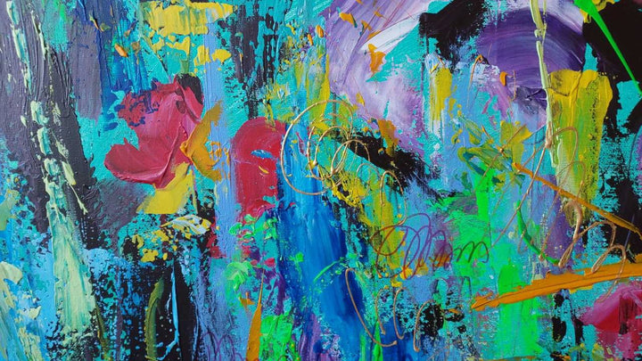 FLORAL RESONANCE 46"x46"