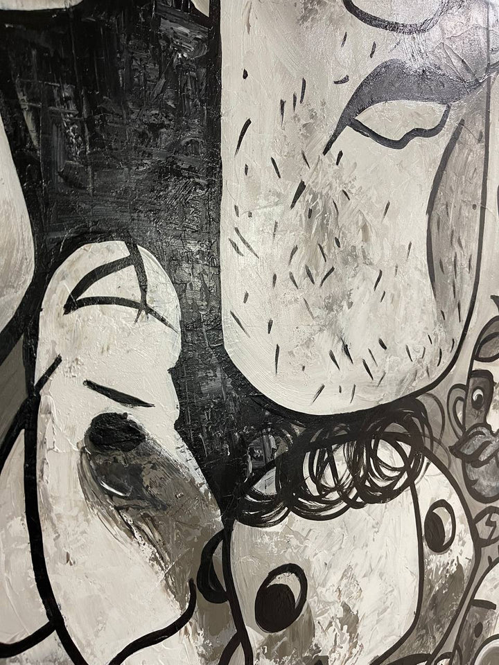 CLOSE PEOPLE 72"x72"