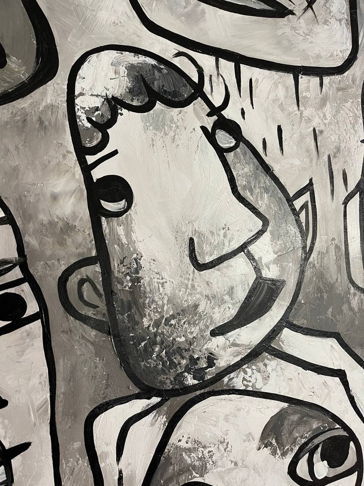 CLOSE PEOPLE 72"x72"