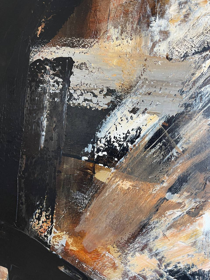 BLACK EXPRESSION 54"x36"