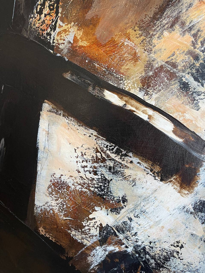 BLACK EXPRESSION 54"x36"