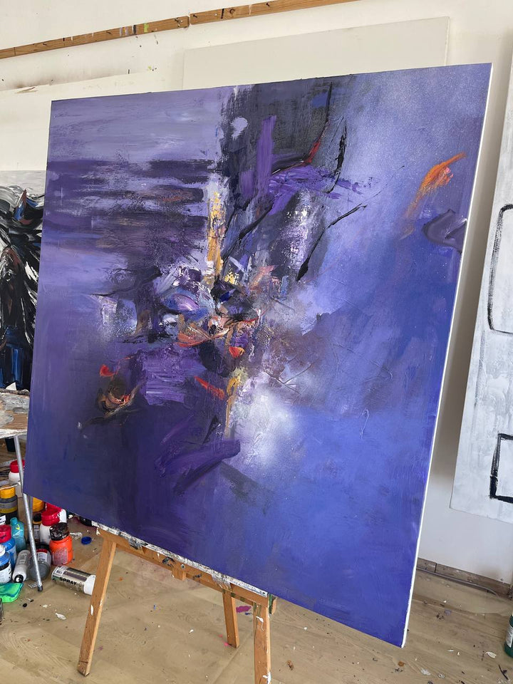 PURPLE NIGHT 46"x46"