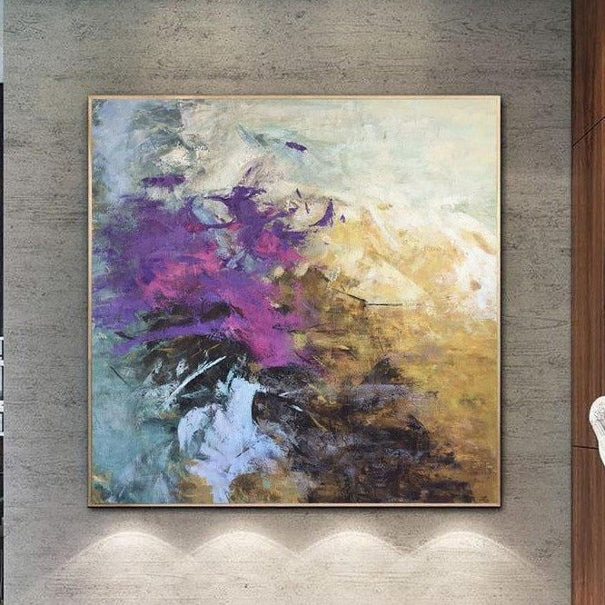 Large Canvas Art Abstract Original Paintings Colorful Paintings Contemporary Acrylic Paintings On Canvas | WIND DANCE - trendgallery.ca